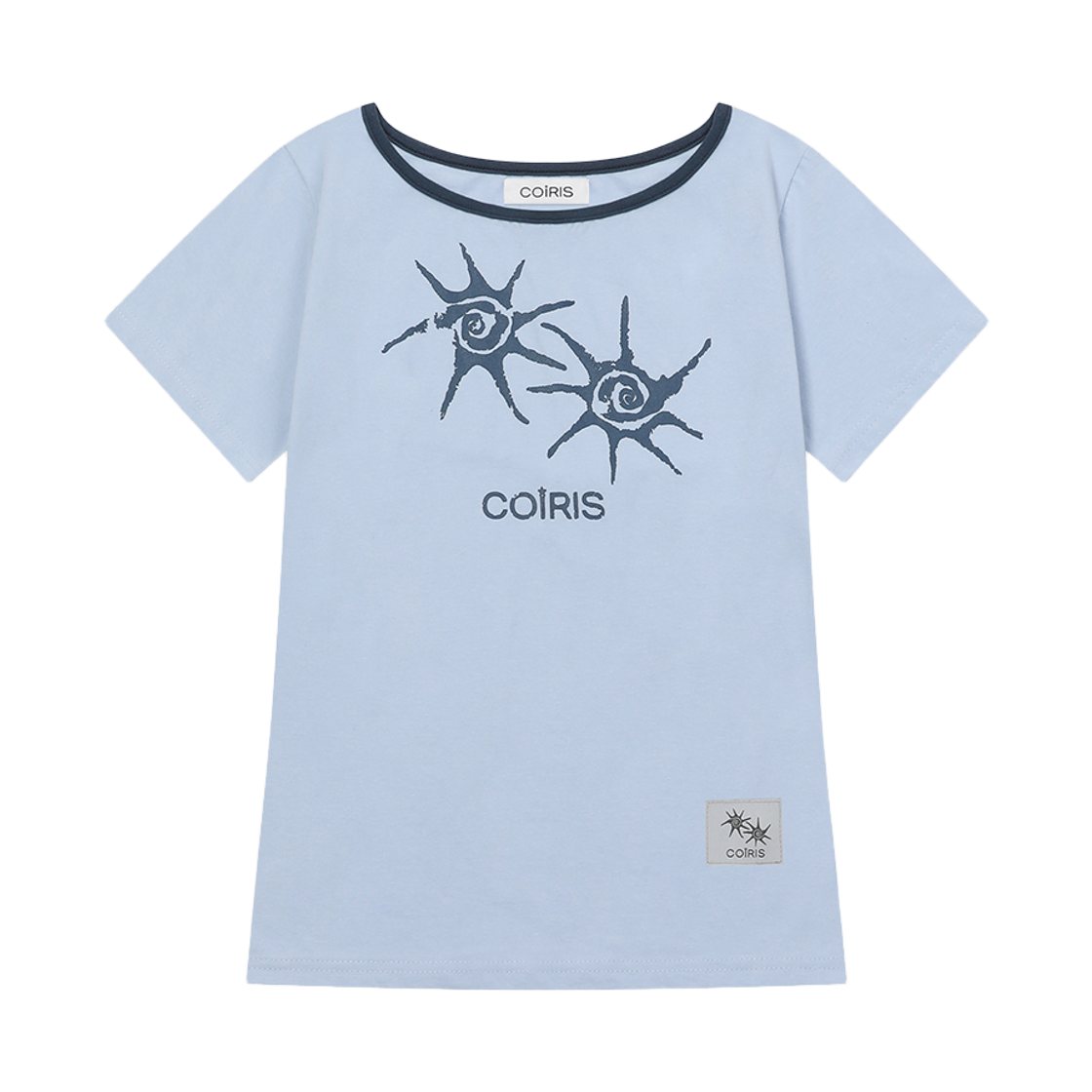C-P00000HH Coiris Soluna One Shoulder Half T Sora
