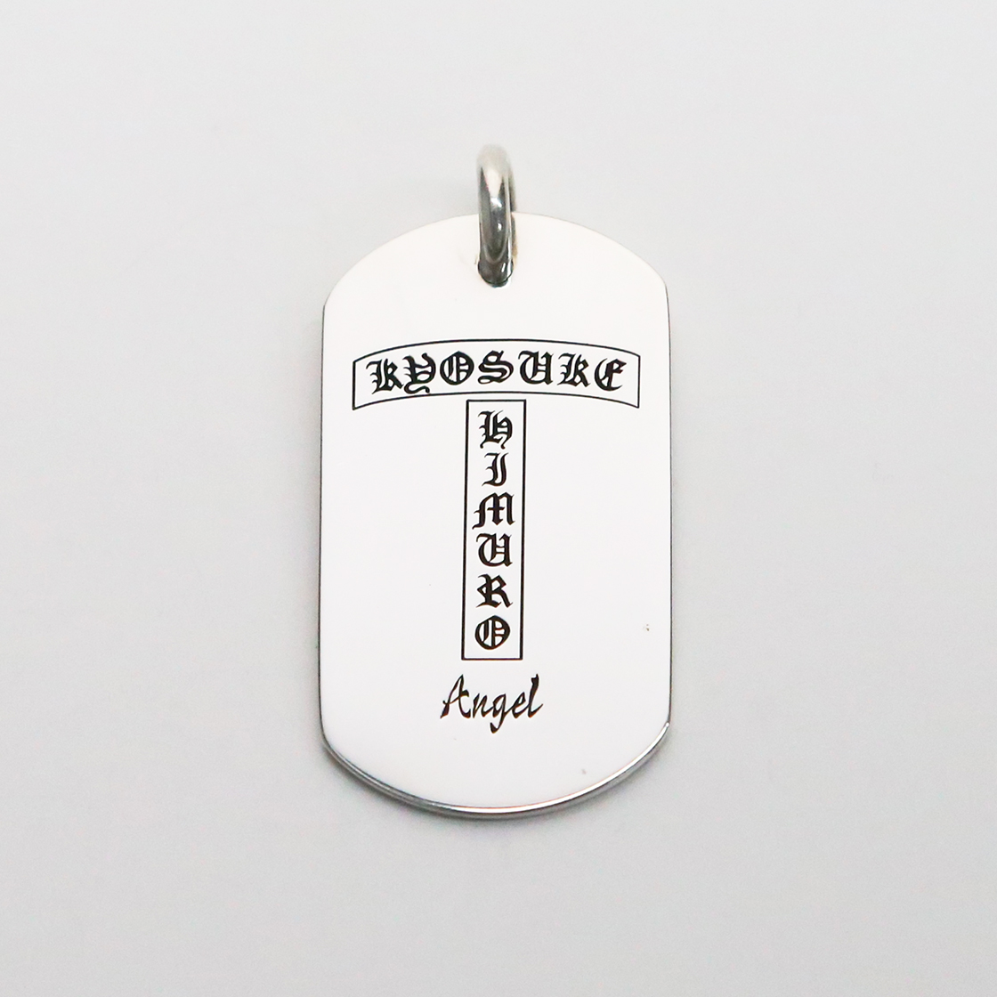 한스룸 크롬하츠 홀스슈 히무로쿄스케 엔젤 도그텍 라지(Hansroom Chrome Hearts  Horseshoe Kyosuke Himuro Angel Dog tag Lrg) - 3