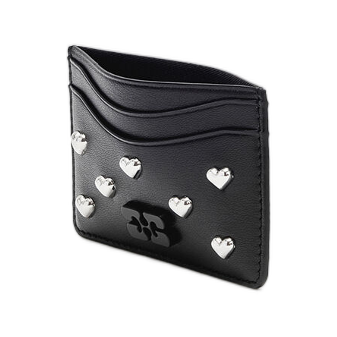 가니 보우 카드 홀더 블랙 블랙(Ganni Bou Card Holder in Black Black) - 2