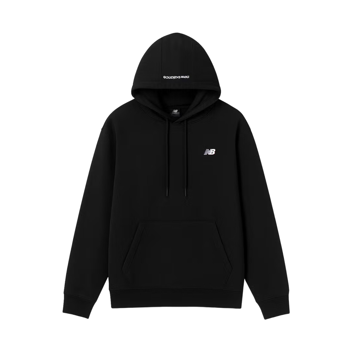 NBN0E41113-19 New Balance Essential Classic Fleece Hoodie Black