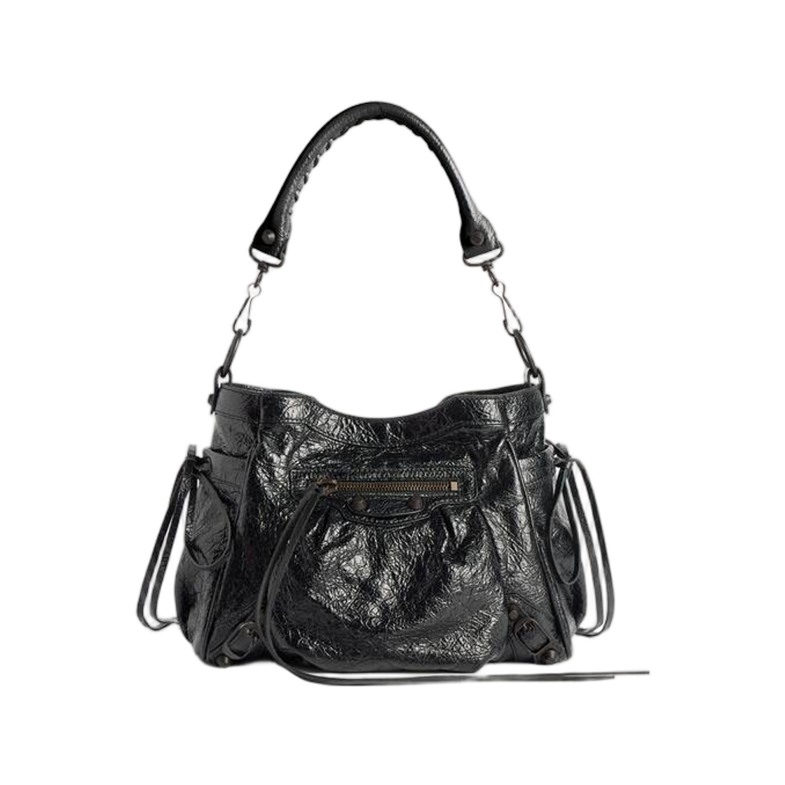 8767572ABEK1000 Balenciaga Le City Bucket Bag Small Black