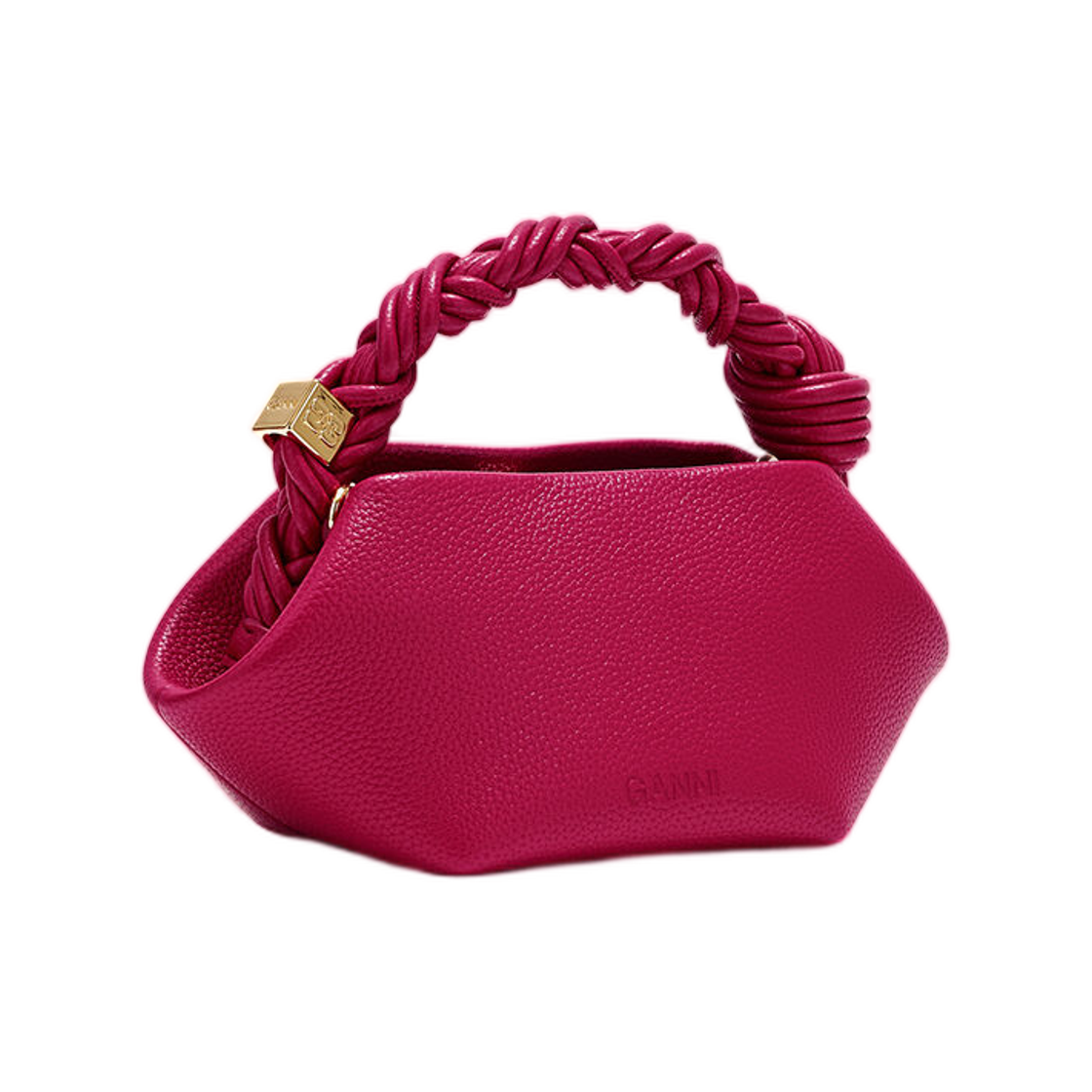 가니 미니 보우백 그레인드 레드 페르시안 레드(Ganni Mini Bou Bag in Grained Red Persian Red) - 2