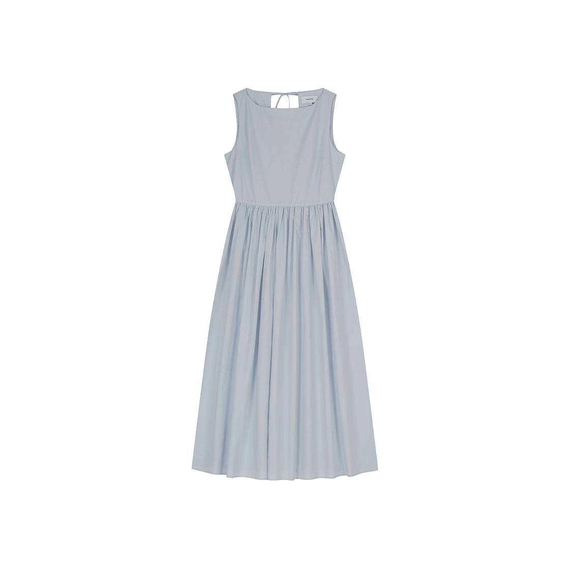 비자비 코튼 타이 백 드레스 라이트 블루(VIS A VIS Cotton Tie Back Dress L.T Blue)