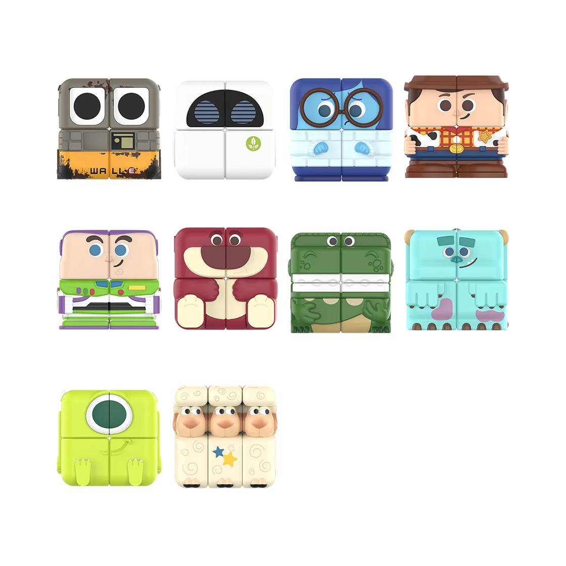팝마트 디즈니/픽사 팝 큐빅 시리즈 피규어 미개몽 랜덤박스 (9개입)(Pop Mart Disney/Pixar Pop Cube Cubiec Series Figures Sealed Case (9 Blind Boxes)) - 2
