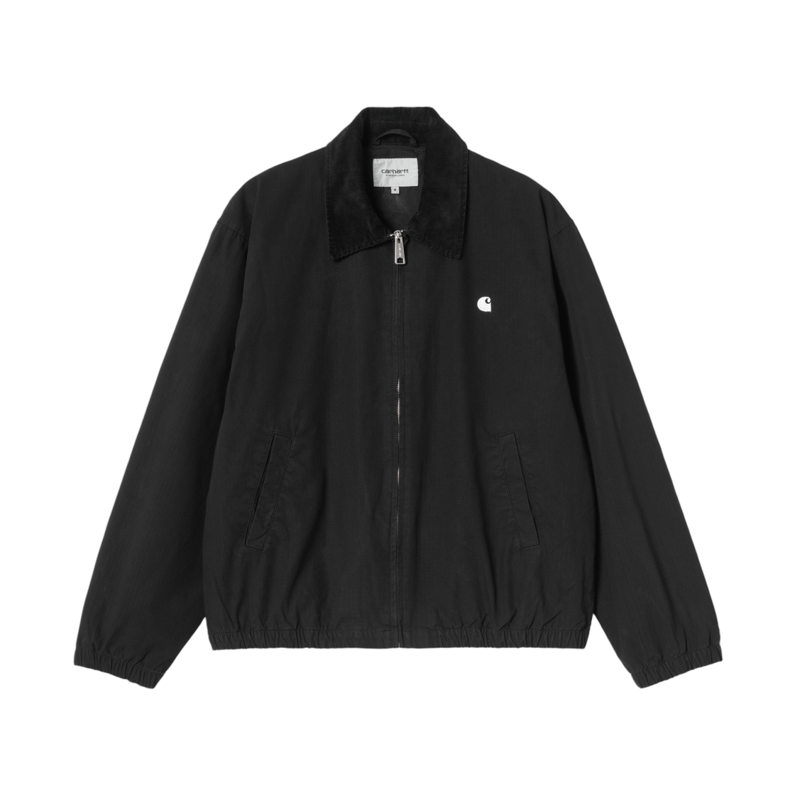 I036804-K02-GD Carhartt WIP Madison Ripstop Jacket Black Wax