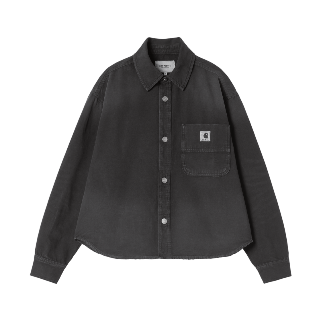I036876-89-17 W Carhartt WIP Georgia Shirt Jac Black
