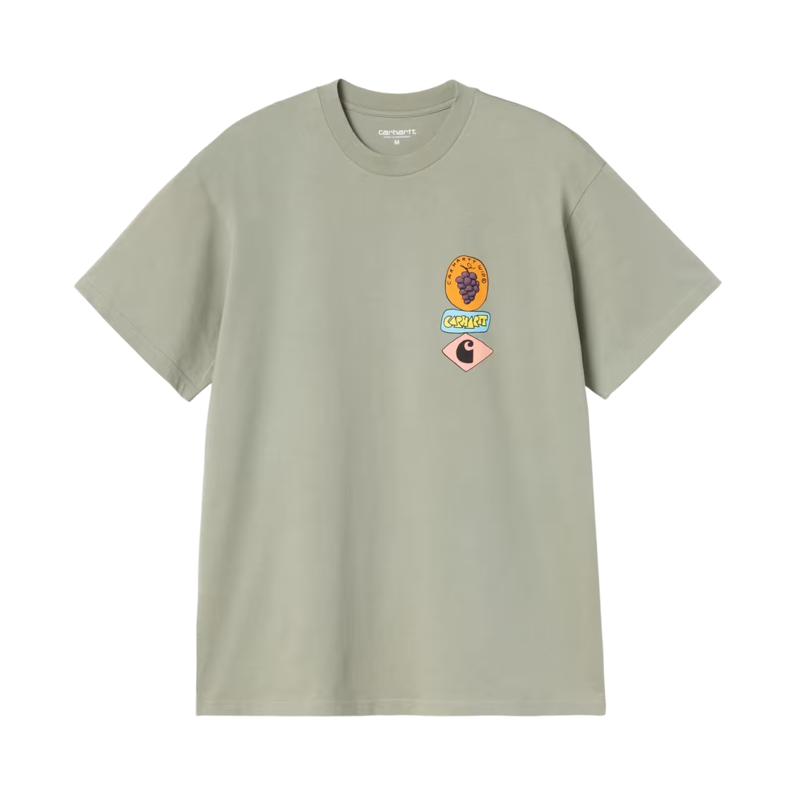 I036902-3RF-XX Carhartt WIP S/S Stacked Grapes T-Shirt Shady Green