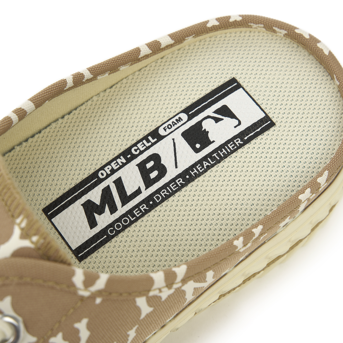 MLB 플레이볼 뮬 모노그램 D.베이지(MLB Playball Mule Monogram D.Beige) - 8