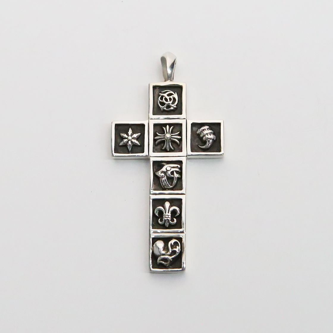 한스룸 크롬하츠 멀티 프레임드 크로스 펜던트(Hansroom Chrome Hearts Multi Framed Cross Pendant) - 2