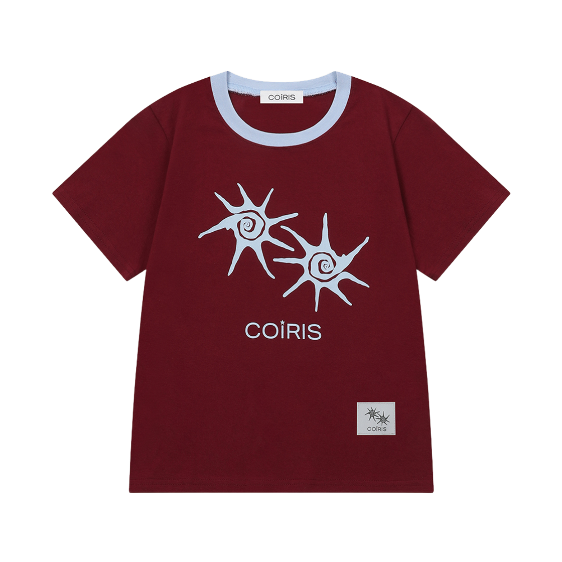 C-P00000DZ Coiris Soluna Half T Unisex Burgundy