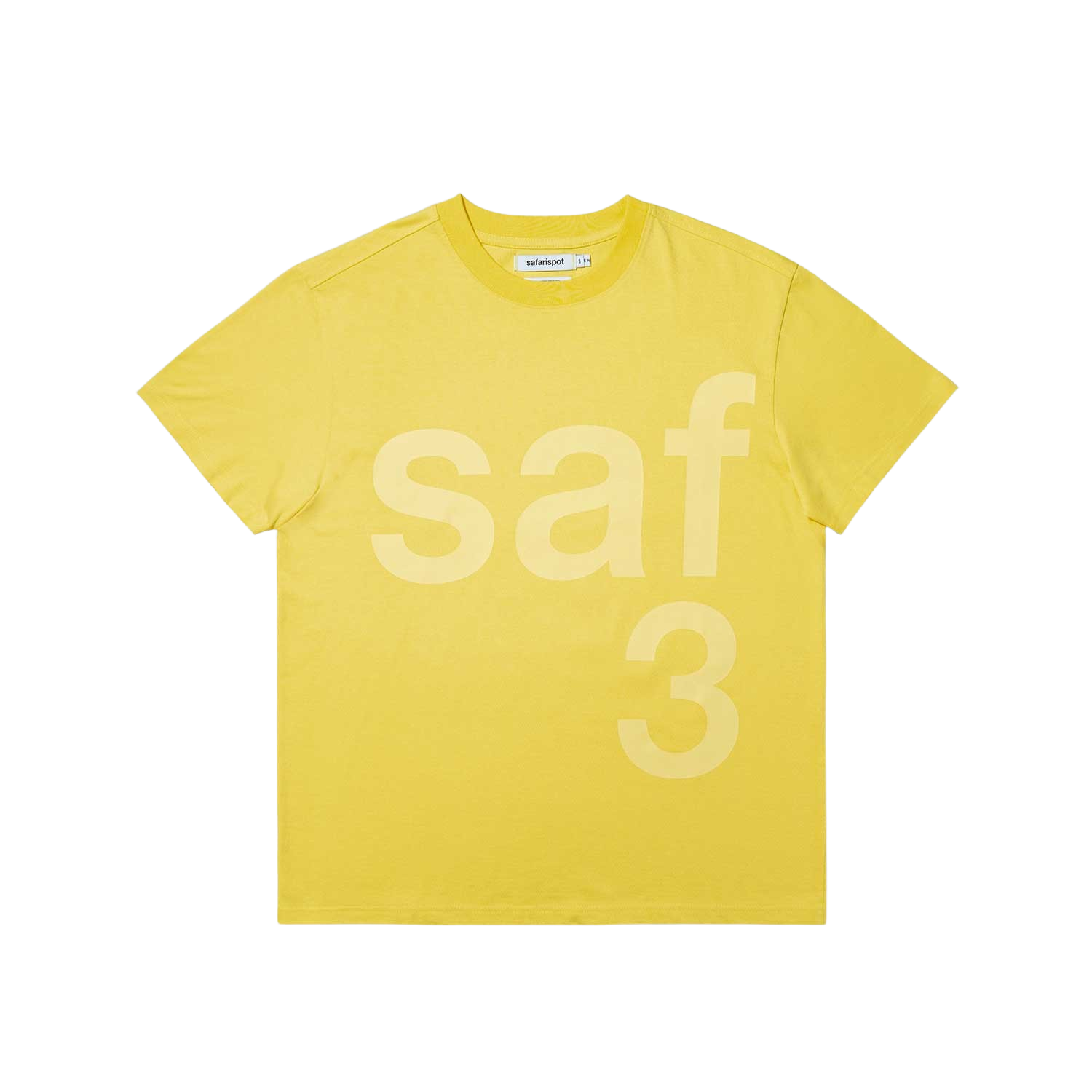 사파리스팟 x 허니스쿱하우스 베이직 사파리 티셔츠 허니(Safarispot x Honey Scoop House Basic Safari T-Shirts Honey)