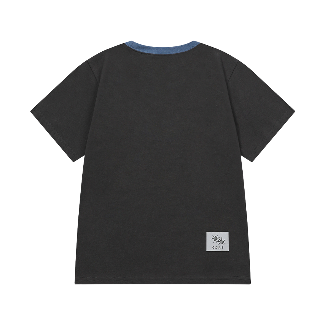 코이리스 솔루나 배색 반팔 티 남녀공용 차콜-블루(Coiris Soluna Half T Unisex Charcoal-Blue) - 2