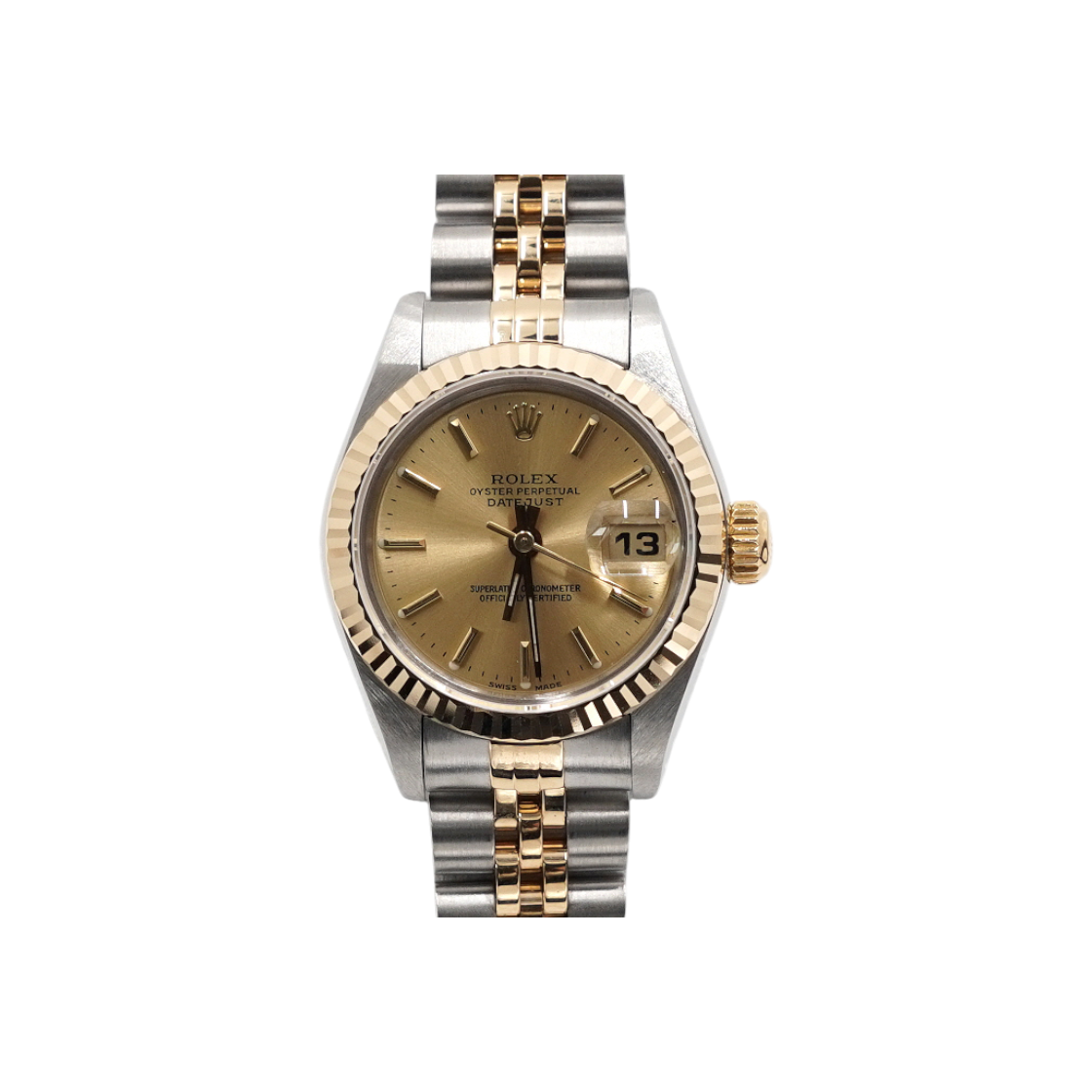 ITVP5FFS8TSN Rolex 69173 18K Gold & Steel Lady Datejust Automatic Watch