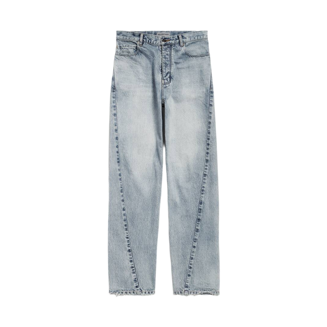 A001OTTBP484020 (W) Balenciaga Twisted Seam Jeans Bleach Light Bleu