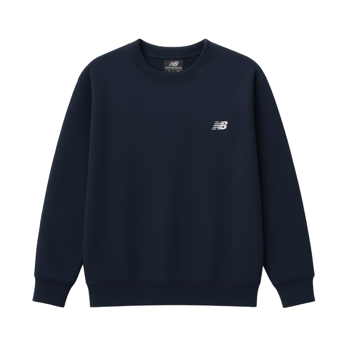NBNCE41113-59 New Balance Essential Classic Fleece Sweatshirt Navy
