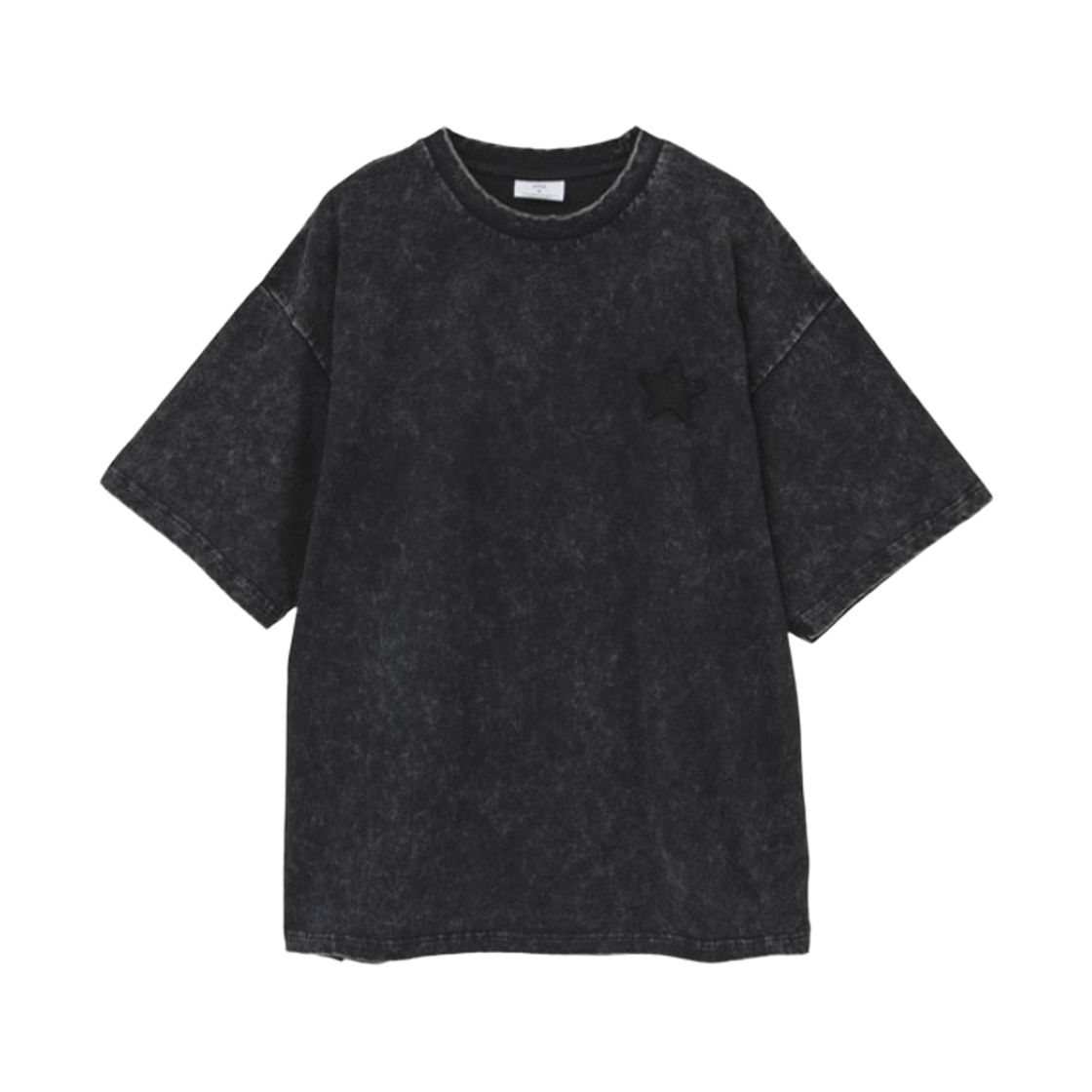 A2863UTS058 Converse Tokyo Star Patch Lettering T-Shirt Black