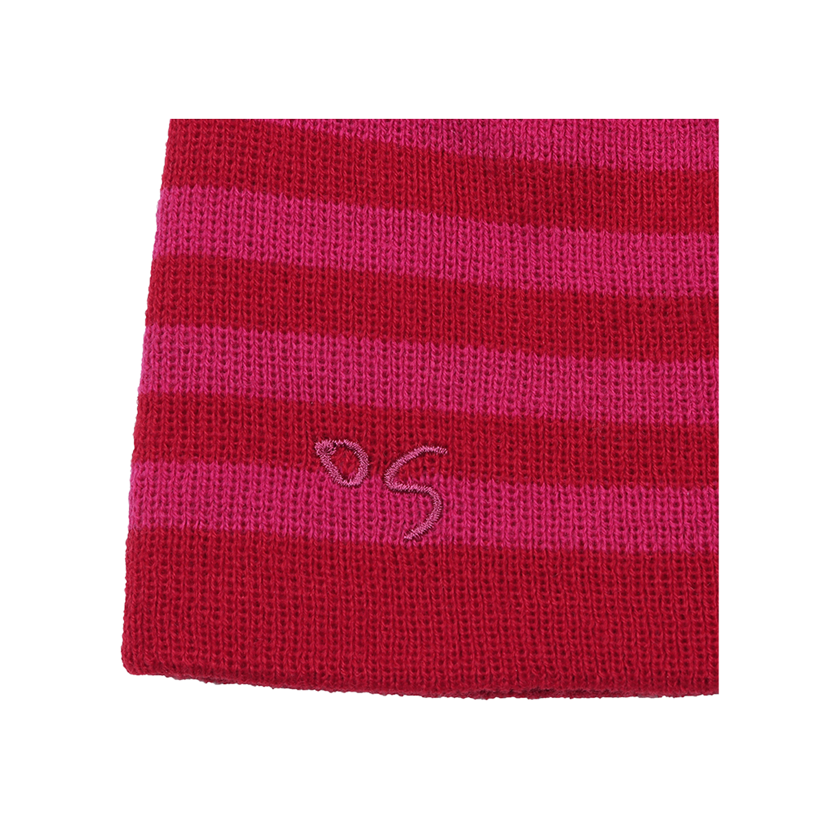 아웃도어서비스 스트라이프 비니 - 레드/핑크(OS Striped Beanie - Red/Pink) - 3