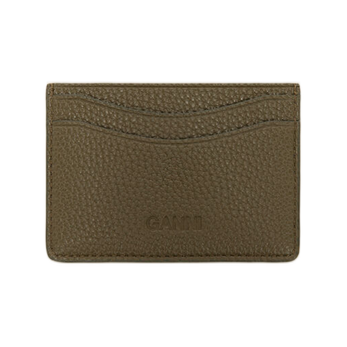 가니 보우 카드 홀더 그린 밀리터리 올리브(Ganni Bou Card Holder in Green Military Olive) - 3