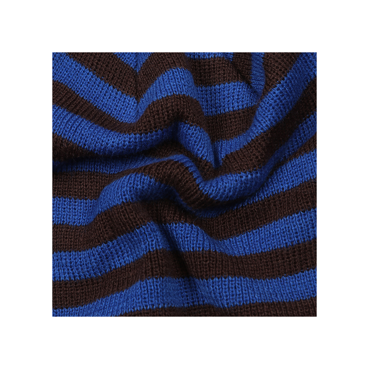 아웃도어서비스 스트라이프 비니 - 블루/브라운(OS Striped Beanie - Blue/Brown) - 4