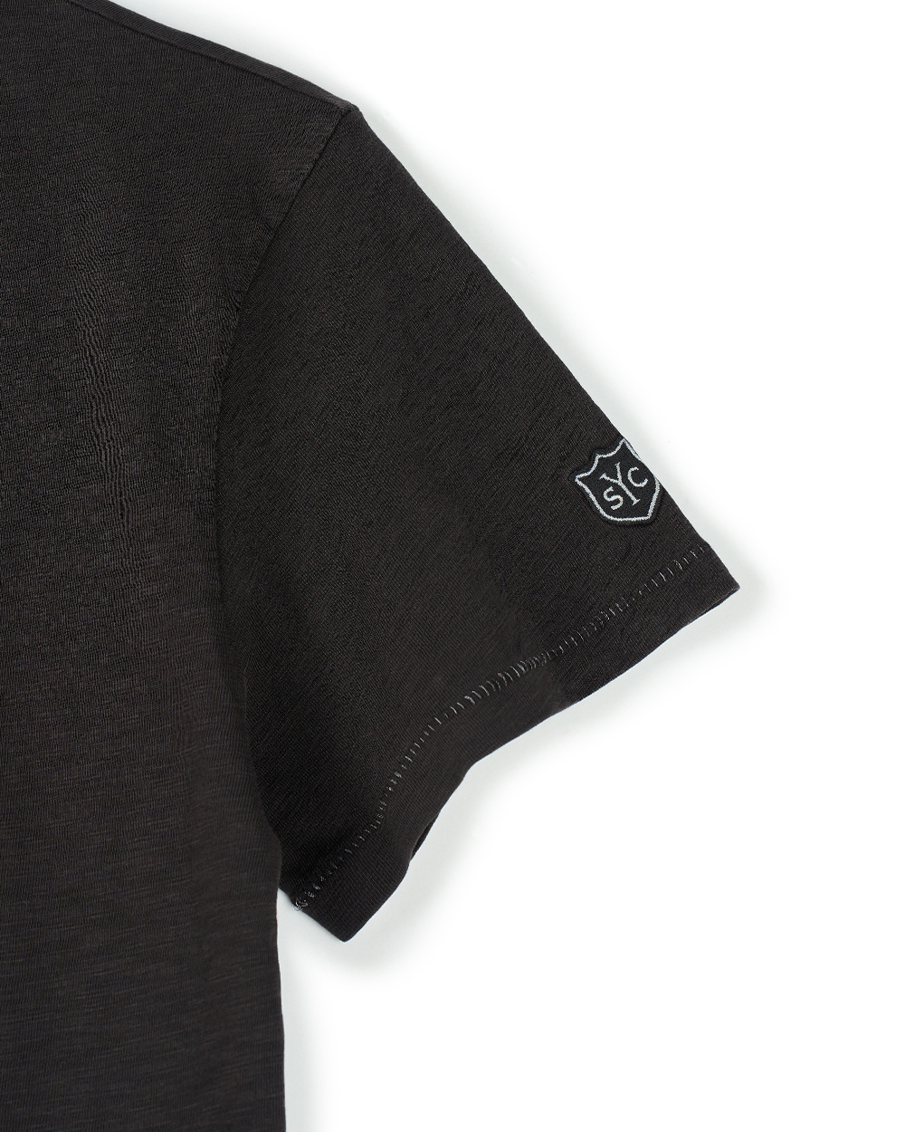 [예약 배송] (W) 선데이세레머니 내추럴 다이드 베이직 슬럽 티 - 딥 차콜([예약 배송] (W) SUNDAY CEREMONY Natural Dyed Basic Slub Tee - Deep Charcoal) - 5