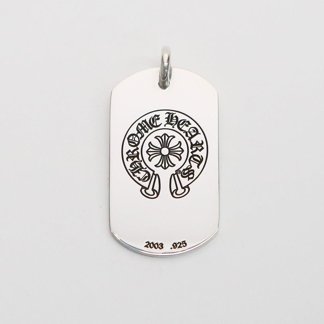 한스룸 크롬하츠 홀스슈 히무로쿄스케 엔젤 도그텍 라지(Hansroom Chrome Hearts  Horseshoe Kyosuke Himuro Angel Dog tag Lrg) - 2