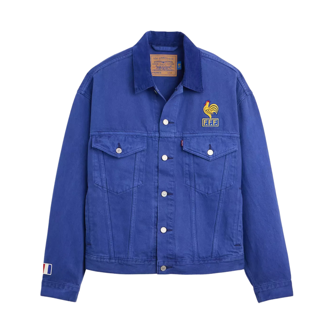 006GU0002 Levi's France Football Type III Jacket Blue