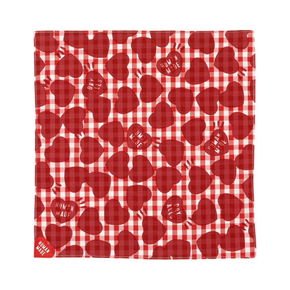 HM31GD113 Human Made Handkerchief Red