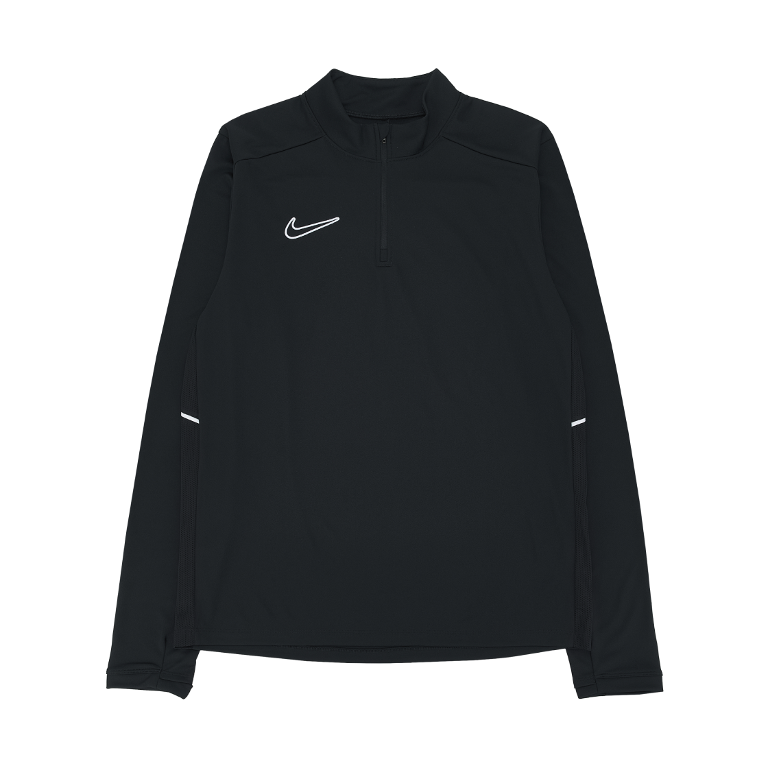 나이키 아카데미 드라이핏 드릴 탑 블랙 화이트 - 아시아(Nike Academy Dri-Fit Drill Top Black White - Asia) - 1