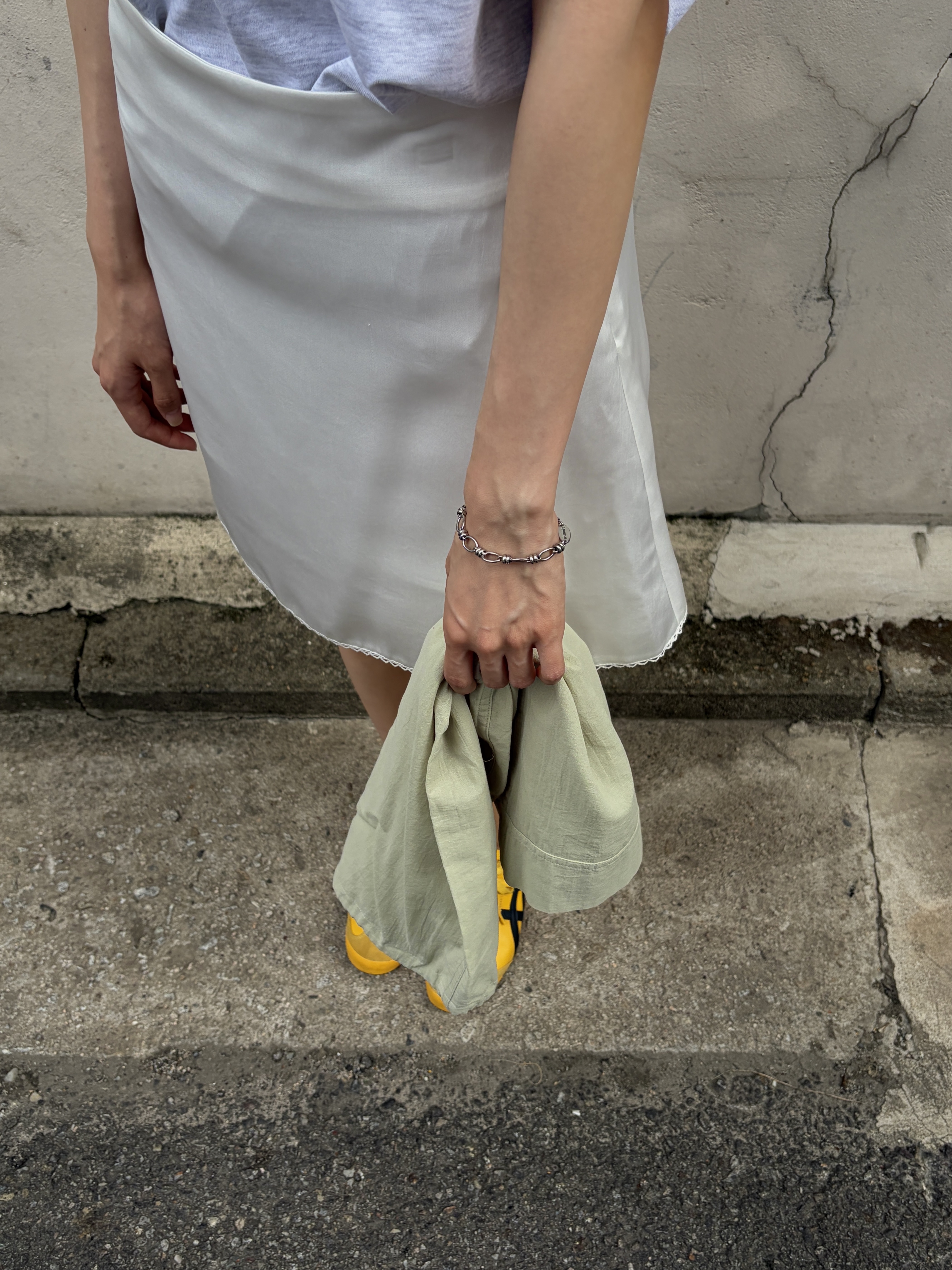 Riomeu Oval Ring Chain Bracelet 착용 스타일 - 1