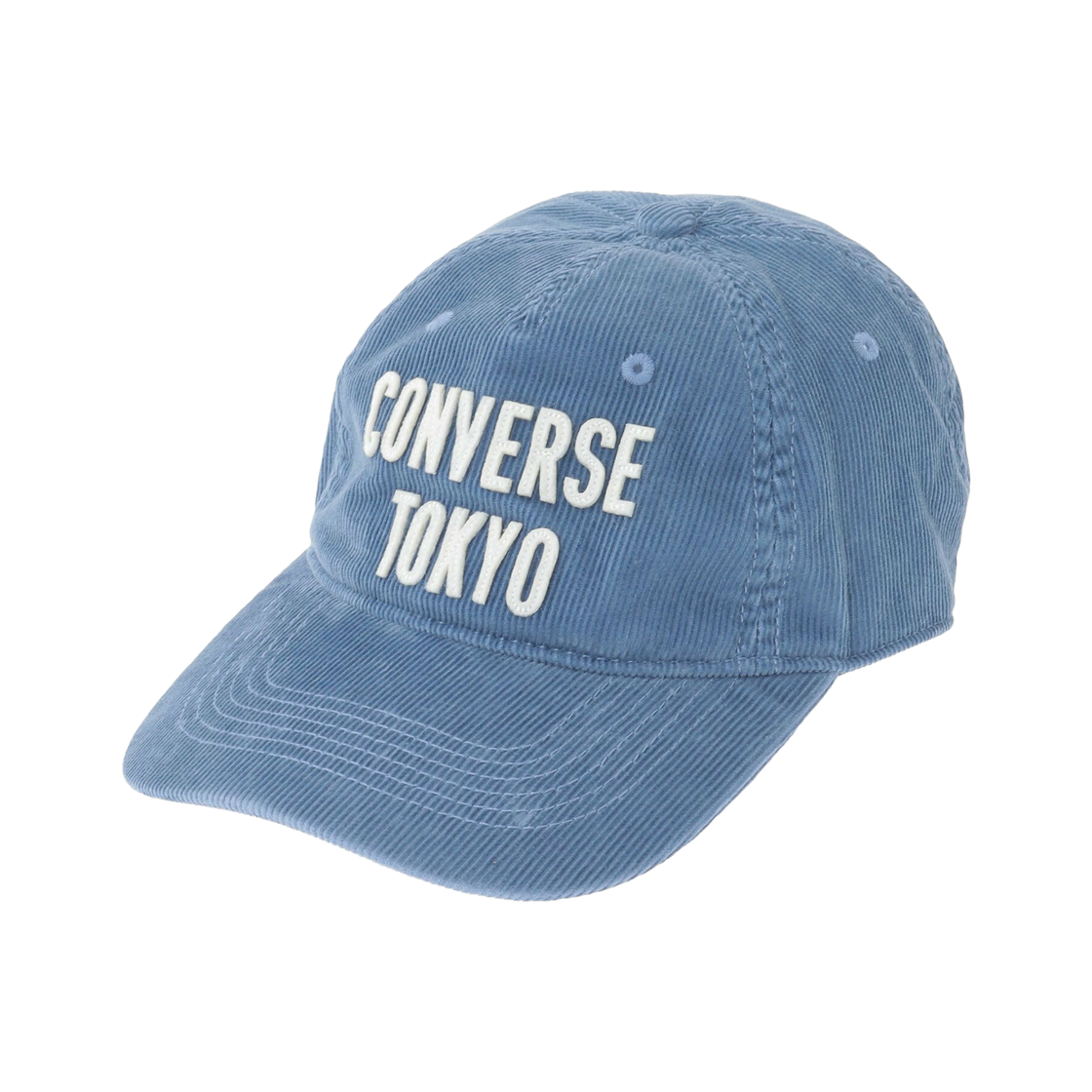 컨버스 도쿄 코듀로이 펠트 패치 로고 캡 블루(Converse Tokyo Corduroy Felt Patch Logo Cap Blue) - 1