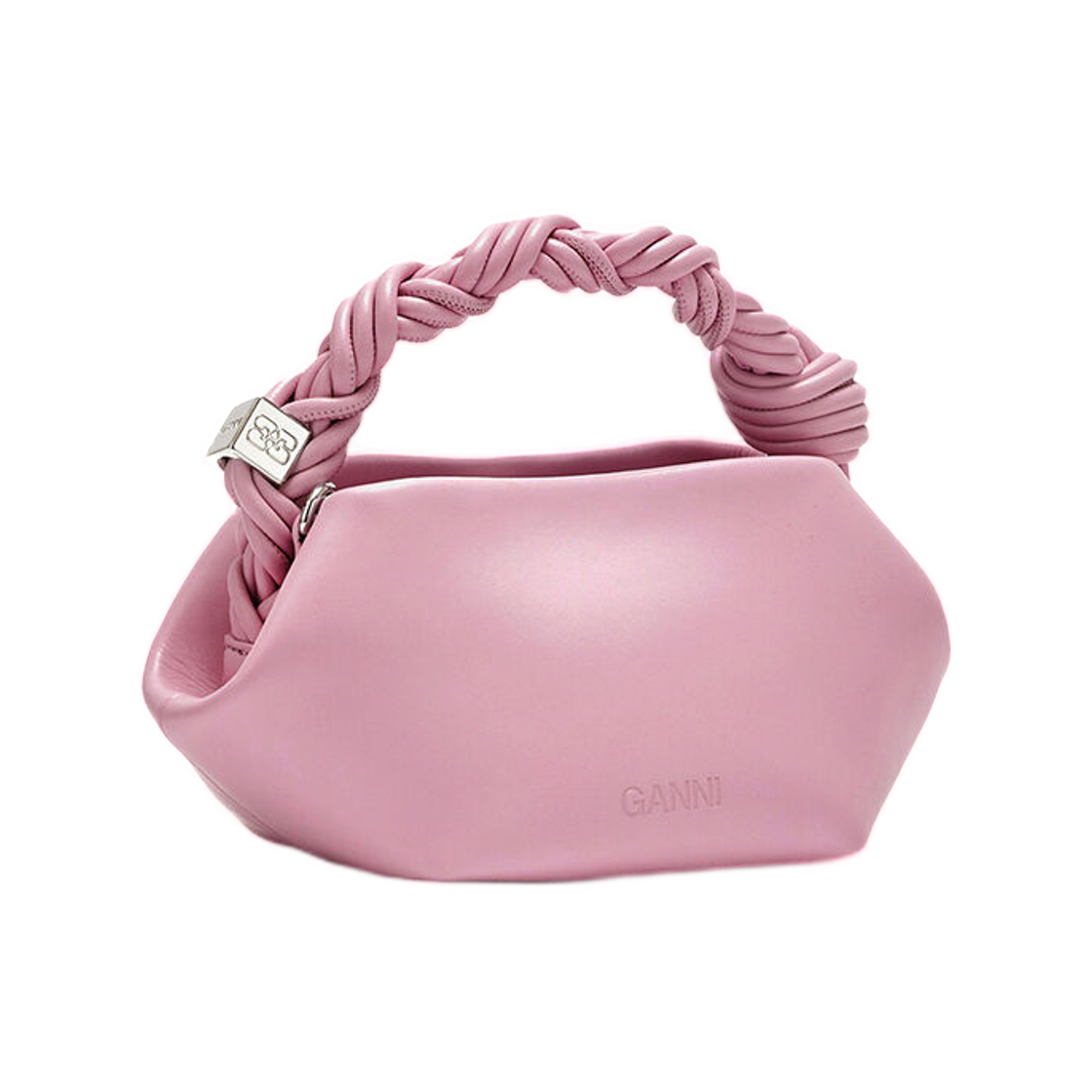 가니 미니 보우백 핑크 핑크 넥타(Ganni Mini Bou Bag in Pink Pink Nectar) - 2
