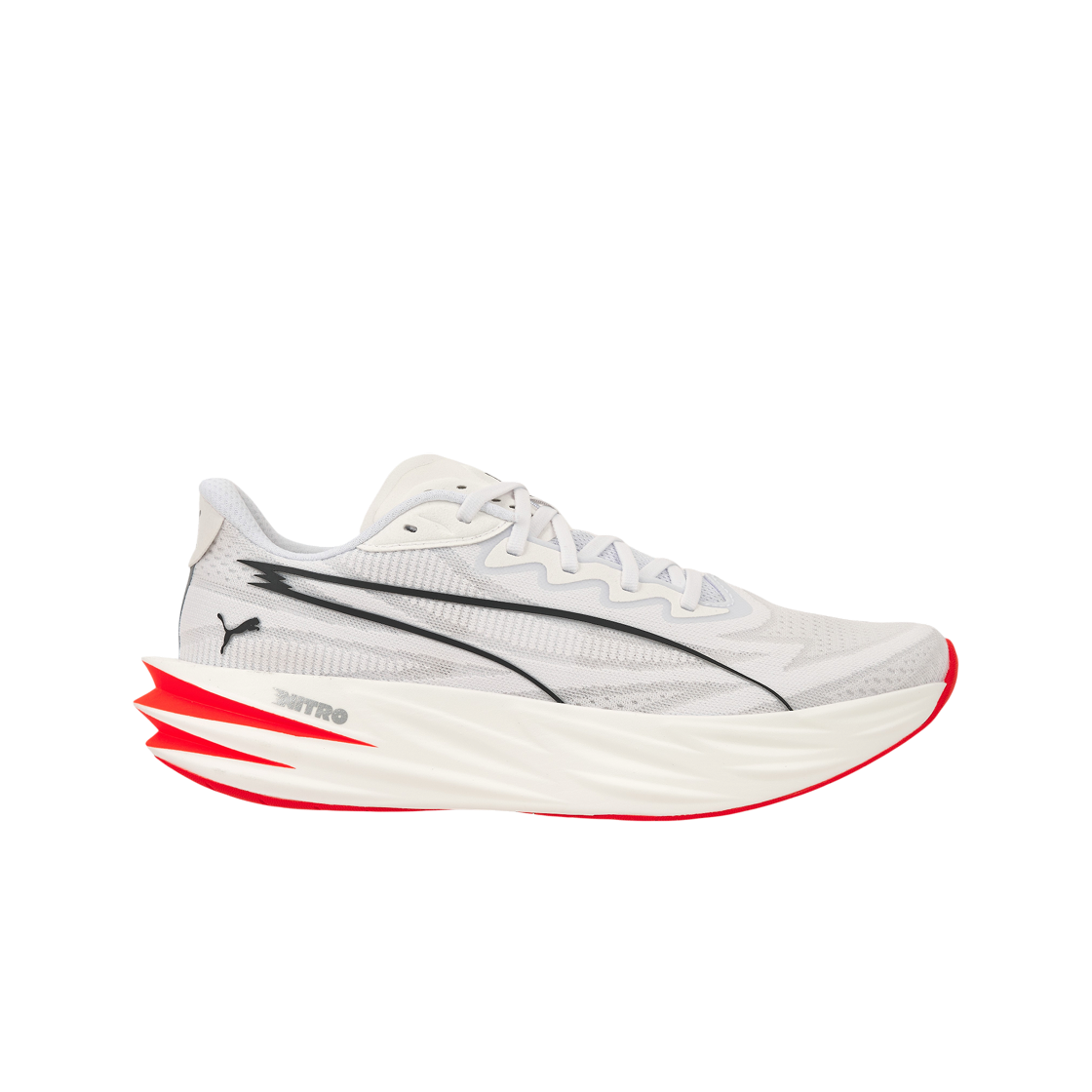 푸마 디비에이트 퓨어 나이트로 푸마 화이트 울트라 레드(Puma Deviate Pure Nitro Puma White Ultra Red)