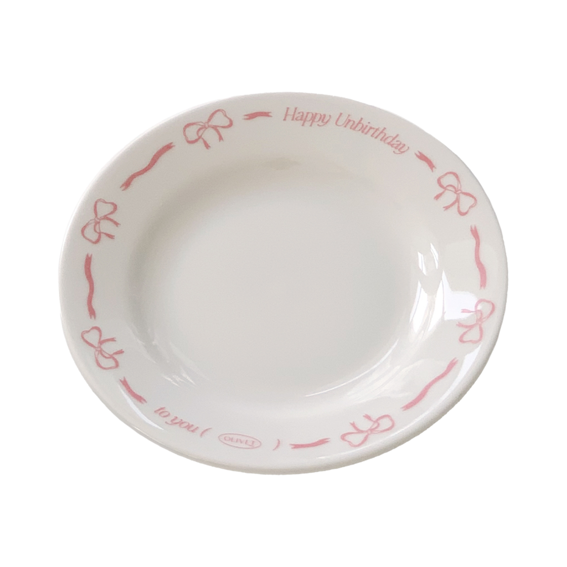 올리베 해피 언벌스데이 드로잉 접시(OLIVET Happy unbirthday drawing plate)