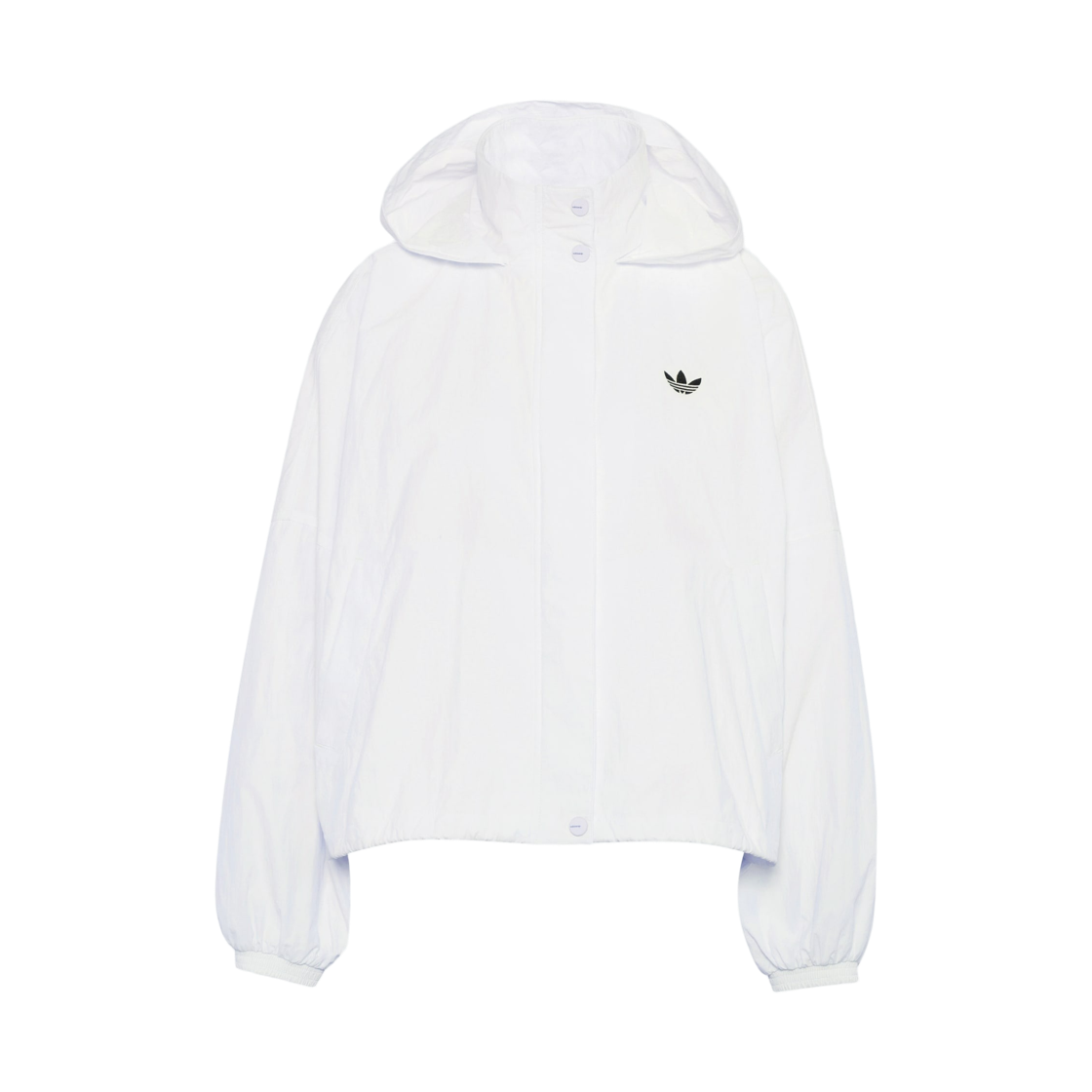 KW7392 (W) Adidas Trefoil Light Woven Jacket White - KR Sizing