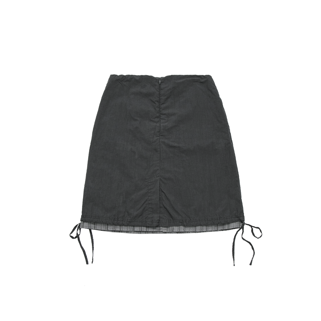 폴리테루 우먼 레이어드 스커트 차콜(Polyteru Women Layered Skirt Charcoal) - 2