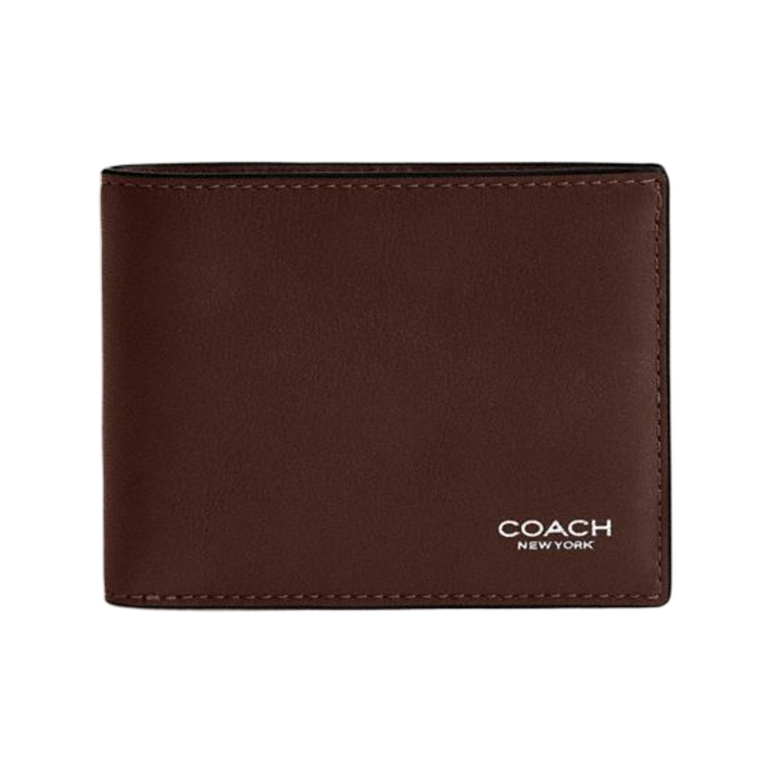 Coach Snap Wallet in Signature Canvas Brown Black 未使用✨COACH