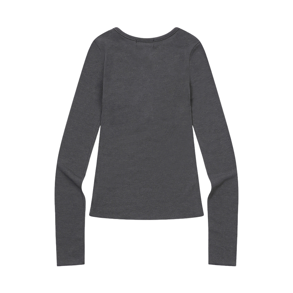 코이리스 썬비치 버튼 긴팔 티 차콜(Coiris Sun Beach Button Long Sleeve T Charcoal) - 2