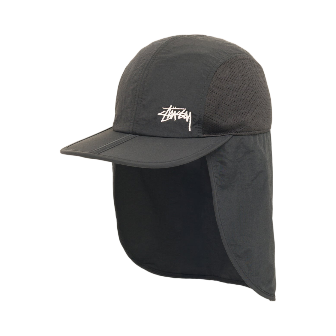 스투시 폴더블 쉐이드 햇 블랙(Stussy Foldable Shade Hat Black) - 2