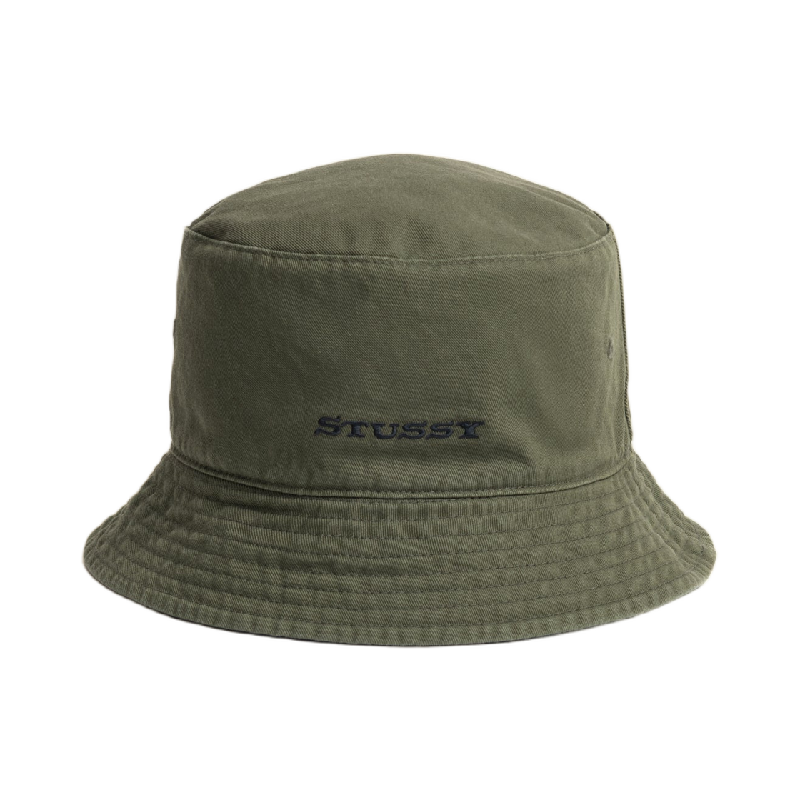 스투시 리버시블 스탁 버킷햇 블랙 올리브(Stussy Reversible Stock Bucket Hat Black Olive) - 3