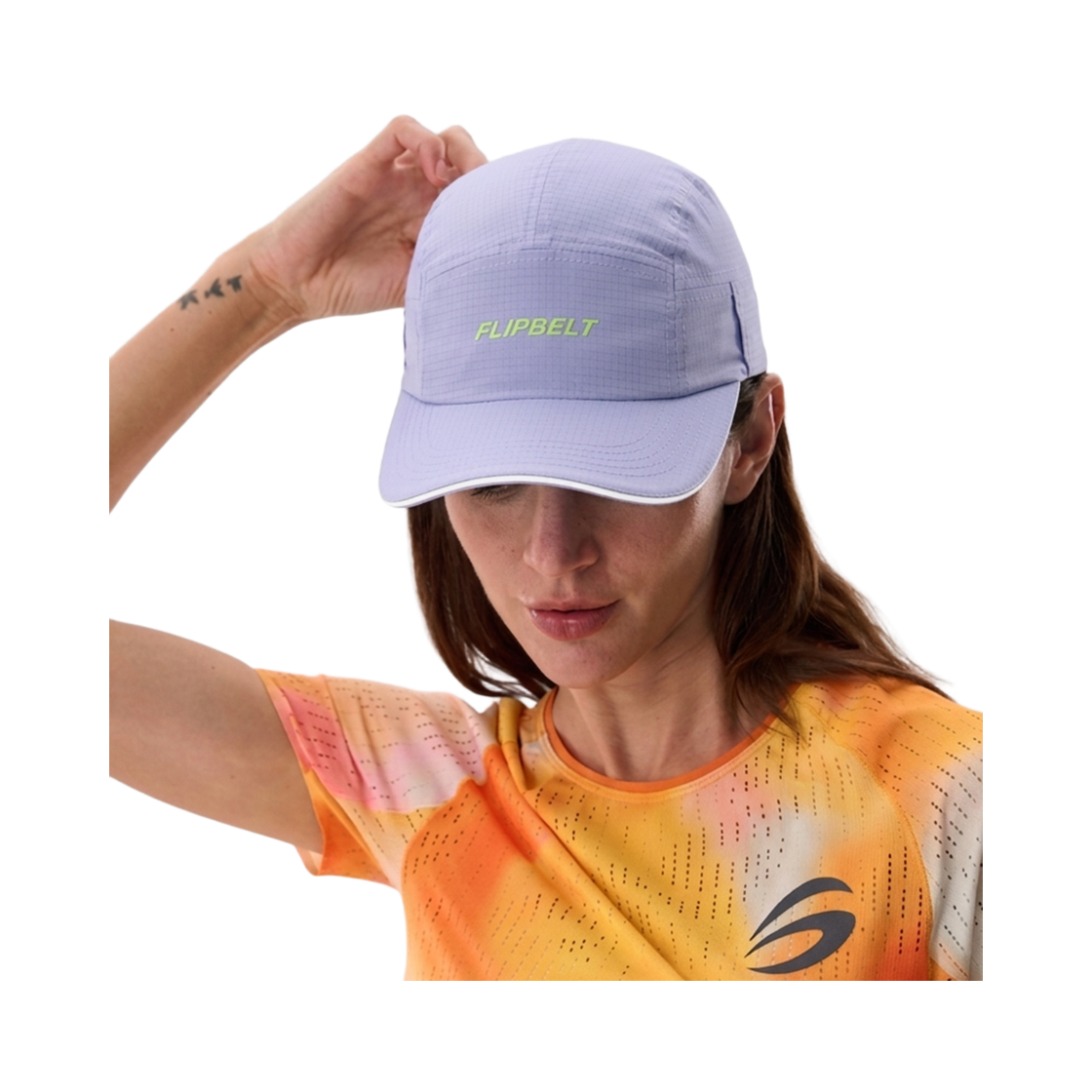 플립벨트 레이스 캡 스포츠 러닝모자 블랙(FlipBelt Race Cap Black) - 3