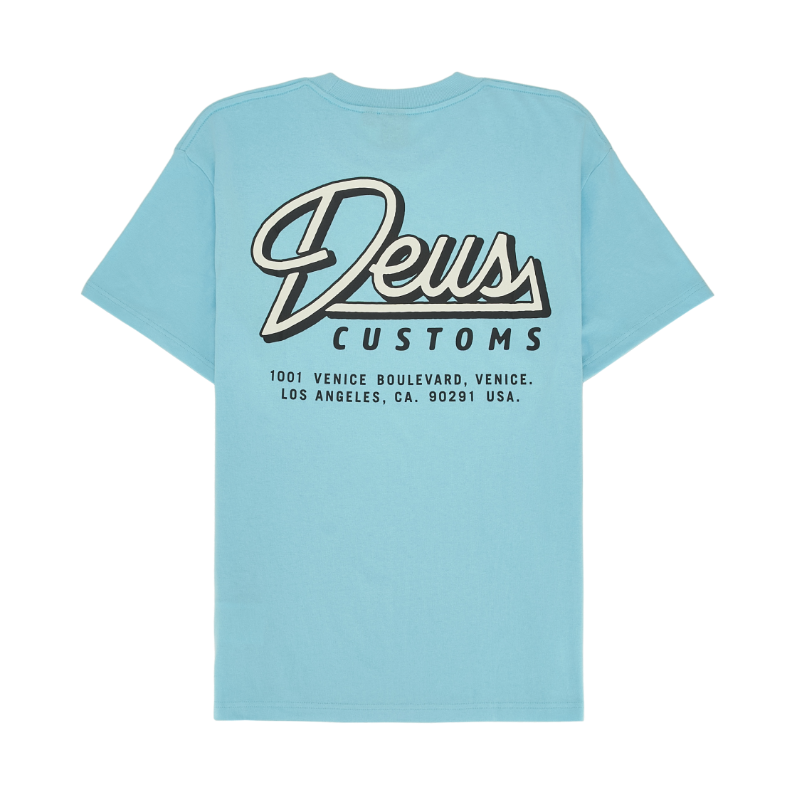 D252UTS360 Deus Ex Machina Conduit T-Shirt Sky Blue