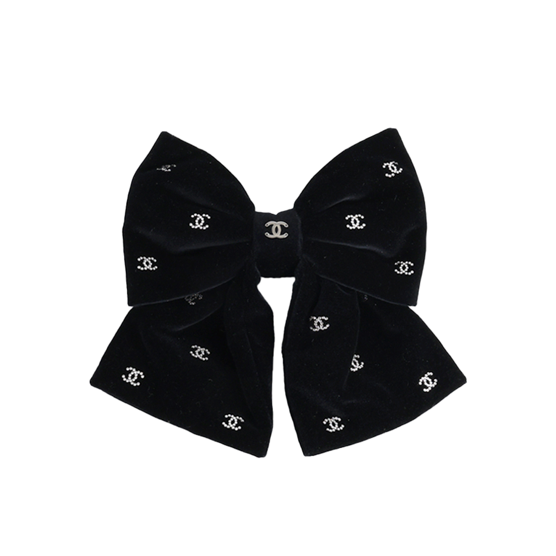IT3HOIGPGKW6 Chanel 26C Velvet Ribbon Hairpin Barrette