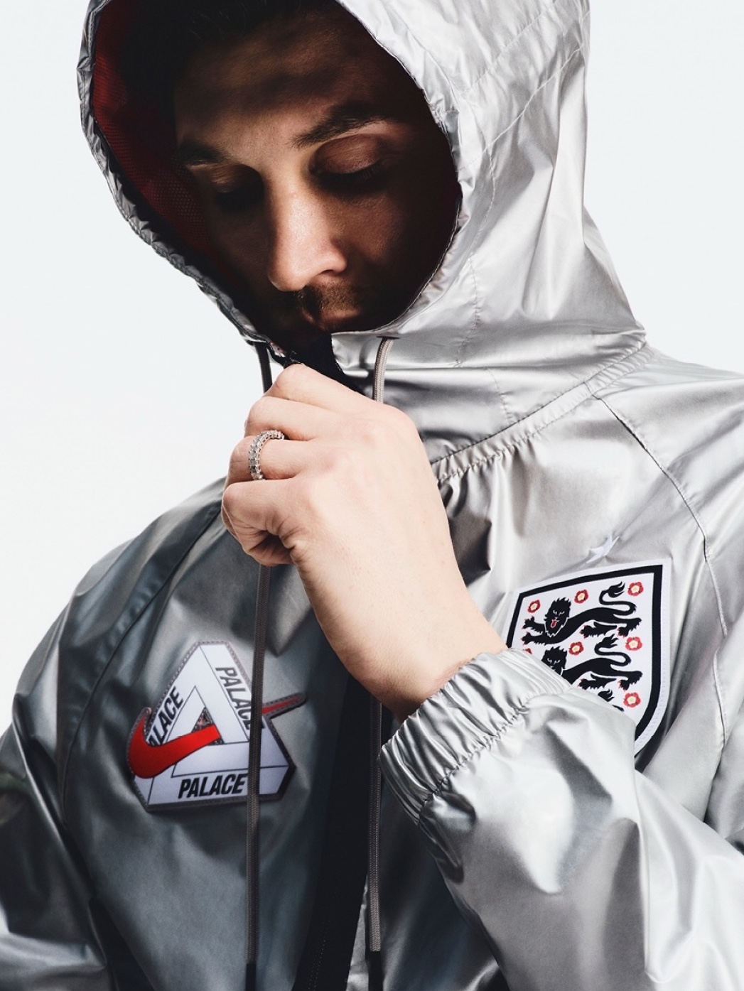 Nike x Palace Cryoshot Air Speed M Black and Crimson, Palace x Nike England Track Jacket Pewter Grey Cool Grey ์ฐฉ์ฉ ์คํ์ผ - 2