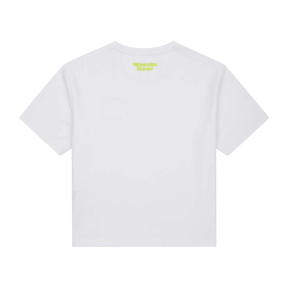 케이스위스 x 와사비 베어 여성  클럽 반팔 티 WH(K-SWISS x WASABI BEAR W CLUB SS T WH) - 2