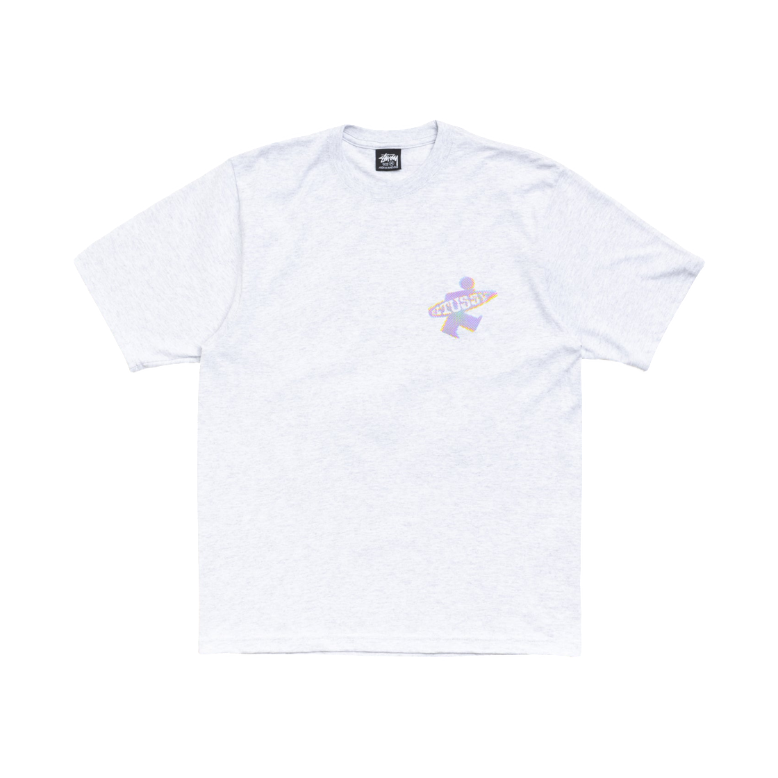 스투시 닷 서프 퍼프 프린트 티셔츠 애쉬 헤더(Stussy Dot Surf Puff Print T-Shirt Ash Heather) - 2