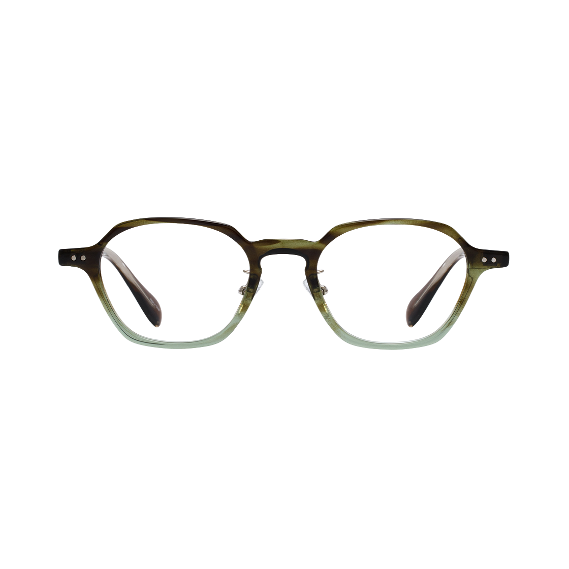 RECLOW HIPO 블루라이트 안경 투톤 그린(RECLOW HIPO Blue Light Glasses Two-Tone Green) - 1