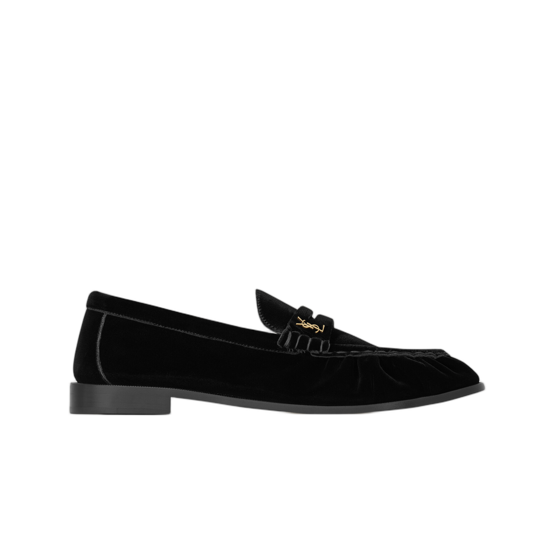 A00286-GVOAI-1000 Saint Laurent Le Loafer Supple in Velvet Black