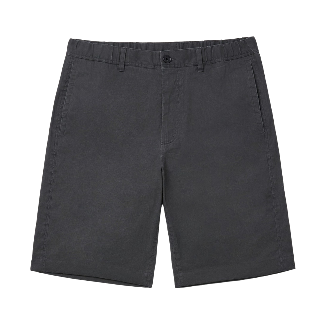 SAPOM26801CHX Series Cotton Linen Standard Fit Shorts Charcoal