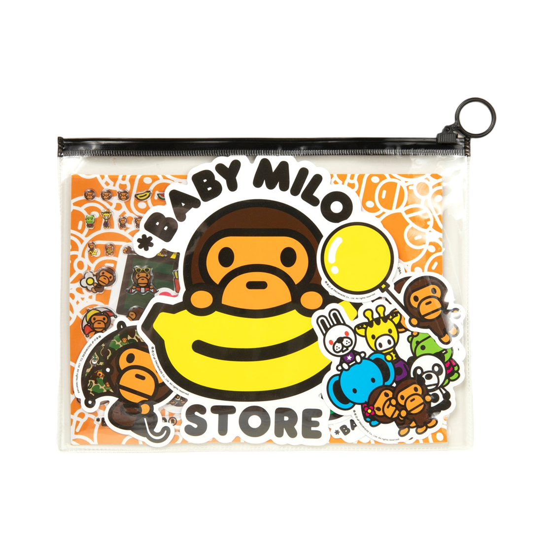 베이프 베이비 마일로 스토어 스티커 세트 멀티(BAPE Baby Milo Store Sticker Set Multi)