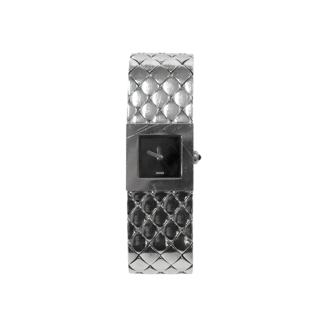 ITQNVWJ79LJ3 Chanel Matelasse Steel Watch